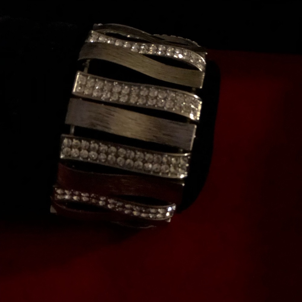 Costume Stretch Pewter Bracelet